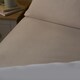 image 2 of OHS 100% Brushed Cotton Soft Cosy Warm Fleece 25cm Deep Elasticated Fitted Sheet Brown | Natural | Single