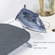 image 5 of Gr8 Home Grey Foldable Table Top Ironing Board Compact Space Saving with Cover Iron Rest