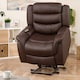image 4 of Almeira Electric Riser Recliner with Massage and Heat - Brown