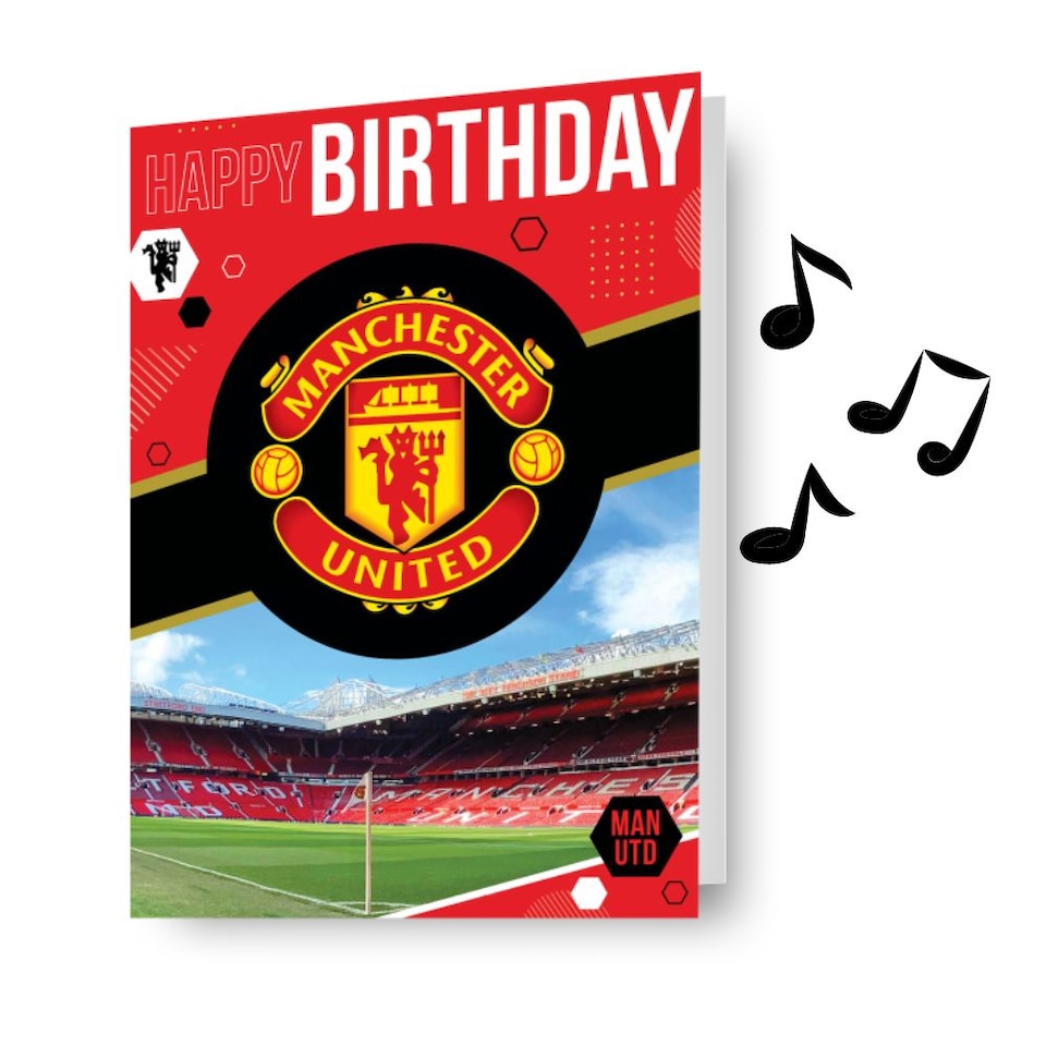 image 1 of Manchester United FC Birthday Sound Card