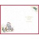 image 4 of Bear Holding Mini Reindeer Brother Christmas Card