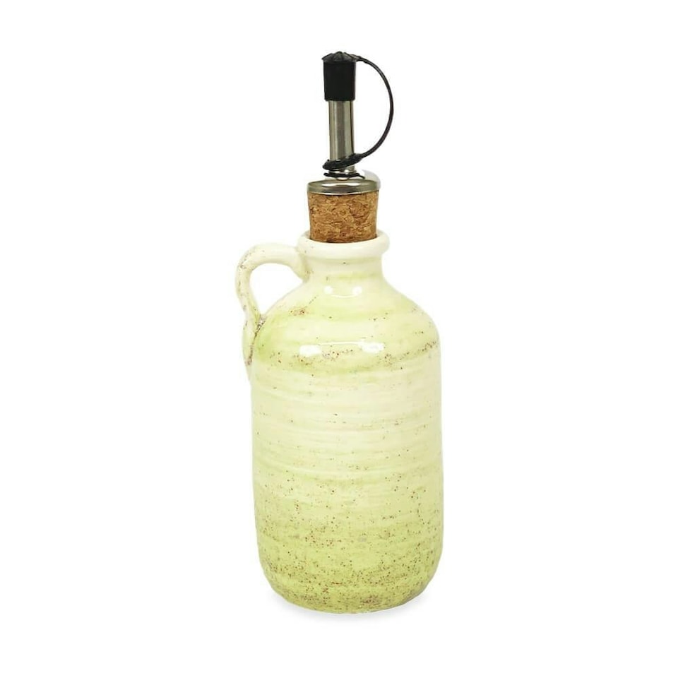 image 1 of Verano Spanish Ceramics Pastel Beach Oil Drizzler - 250ml Green