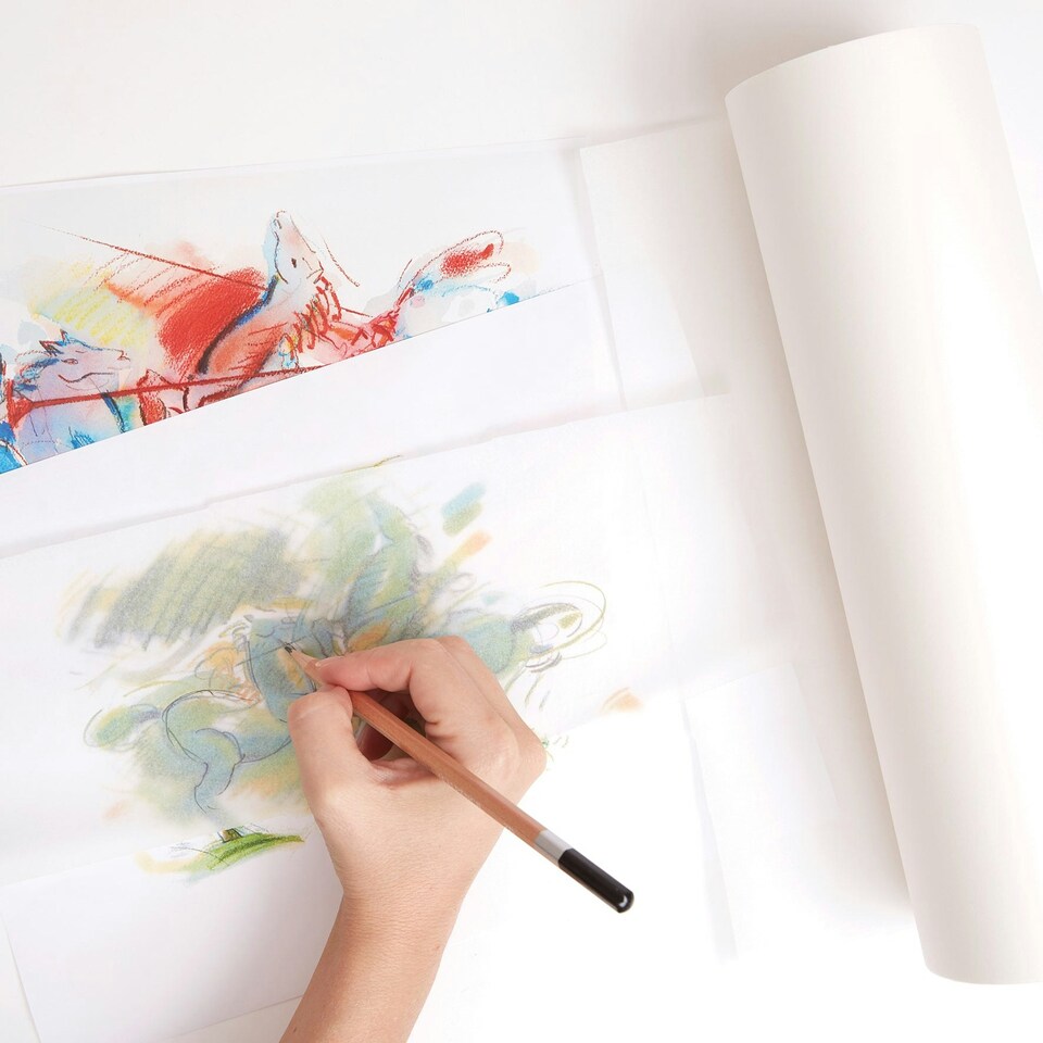 image 1 of Tervakoski Detail Paper Roll, Clear, 297mm x 100m