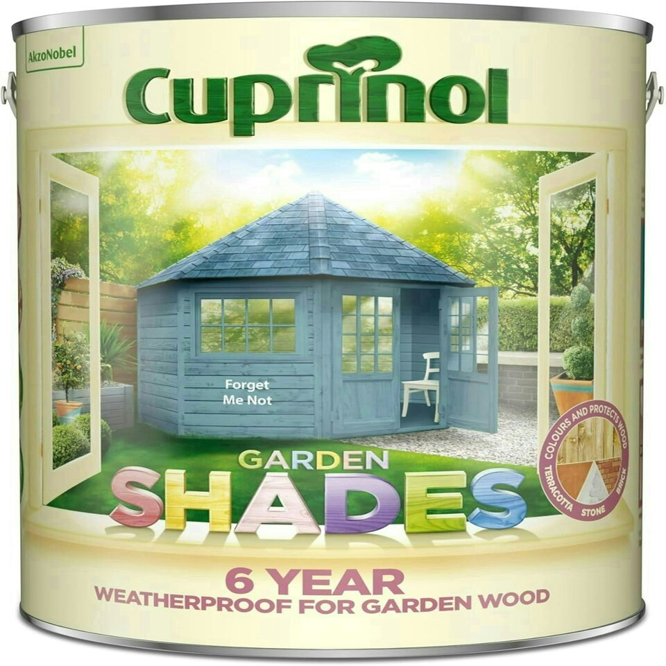image 1 of Cuprinol Garden Shades 5L Paint Forget-Me-Not