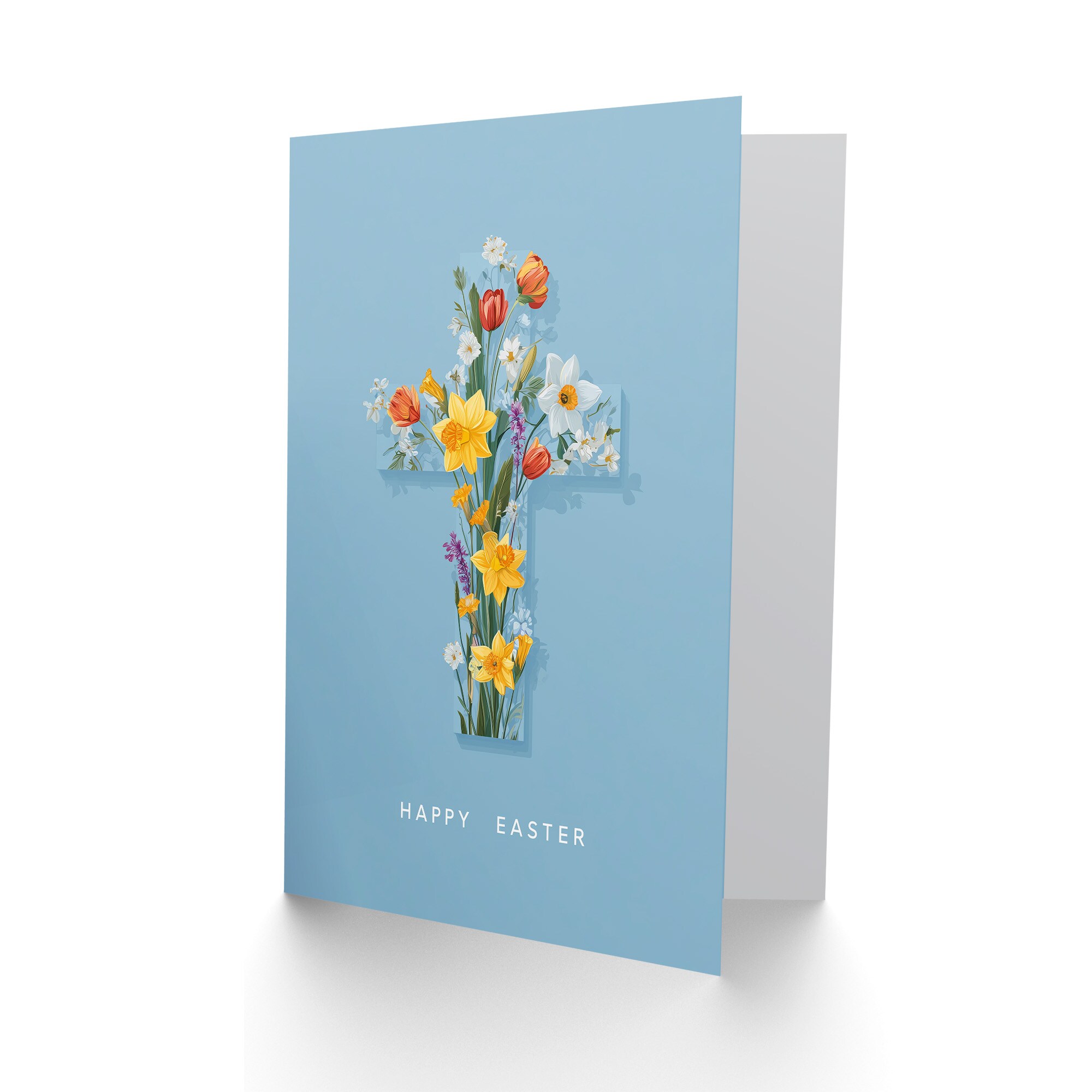 Cards | Wildflower Bouquet in Upcycled Glass Wine Bottle Flowers Nature