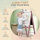 image 7 of AIYAPLAY Three-in-One Easel for Kids, with Paper Roll, Adjustable Height | Pink | Pink