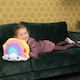 image 3 of Noxxiez Cosy Plush Hand Warmer Cushion - Rainbow