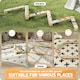 image 8 of AIYAPLAY Wooden Balance Beam for Kids 3-8 Years, Indoor Outdoor Use