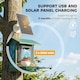 image 8 of PawHut Bird Feeder with Camera, Smart Bird Feeder Camera AI Identifies 16,000 Plus Species, 2K HD Auto Capture Video, APP Instant Notifications, Hummingbird Feeding Add-ons, 3W Solar Panel, 32GB Card