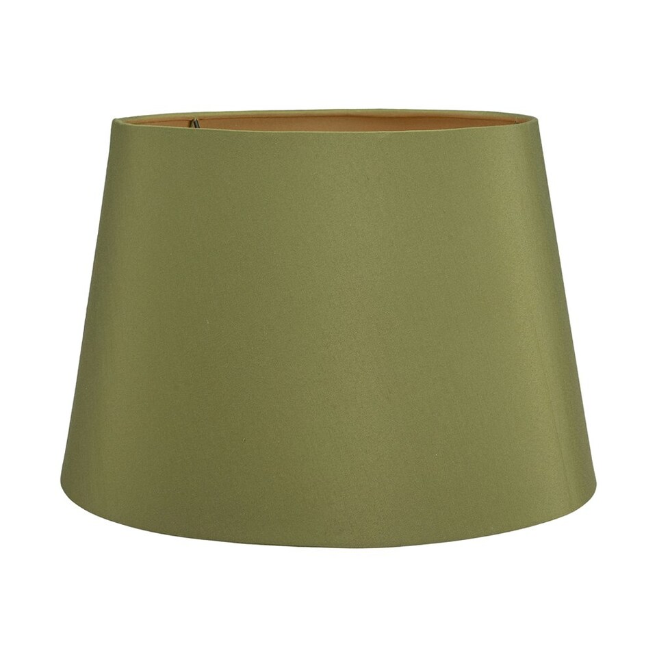 image 1 of 30cm Sage Green Tapered Poly Cotton Shade For Table Lamps