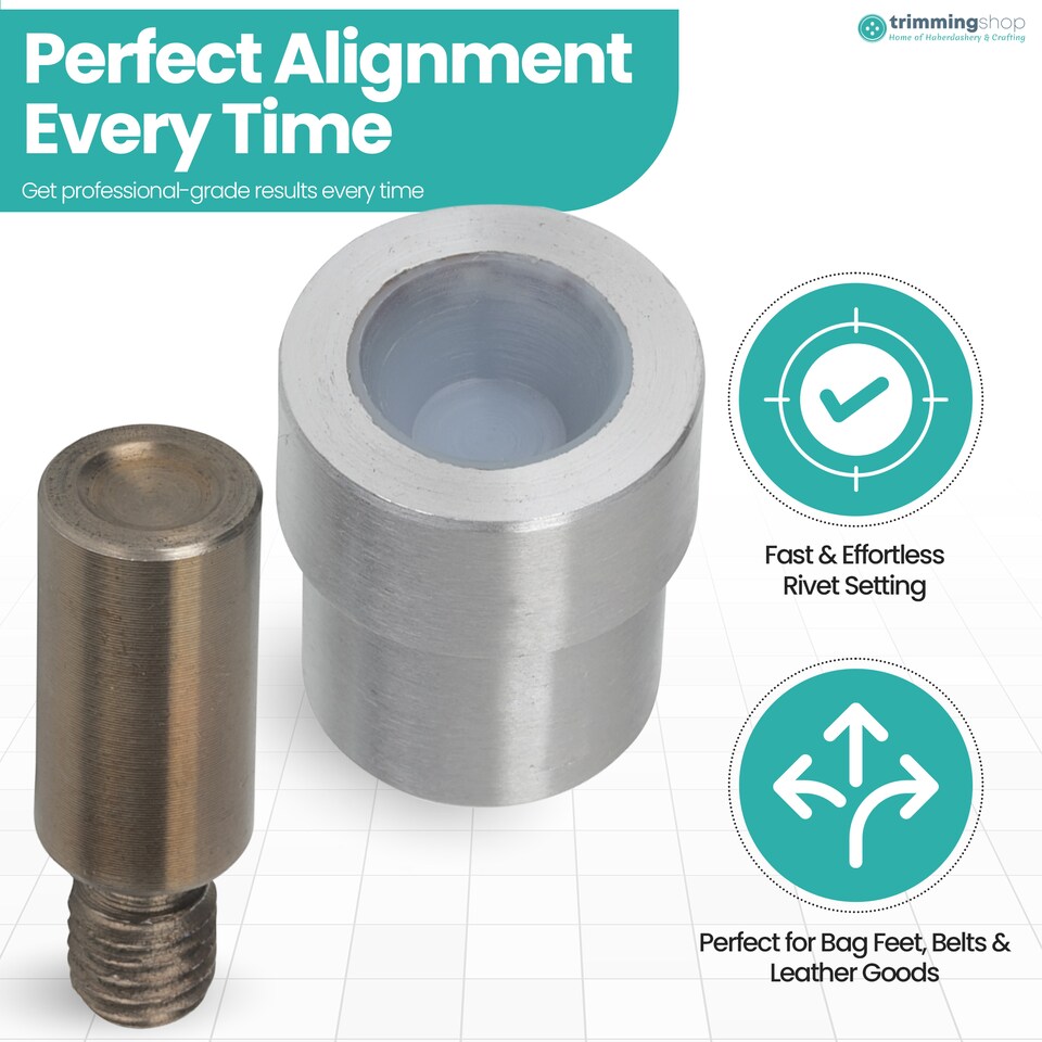 image 1 of 14mm Mushroom-Shaped Bag Feet Rivet Die for DIY Projects