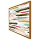 image 5 of Coloured stripes & spots (Picture Frame) White | L