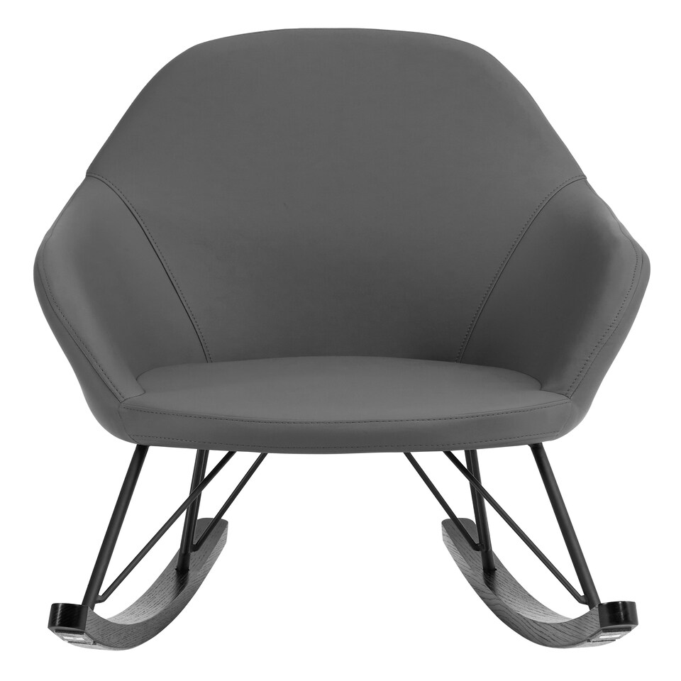 image 1 of Kolding Dark Grey Rocking Chair Grey