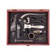 image 9 of 9pc Wine Opener Accessory Gift Set with Rabbit Corkscrew Bottle Pourers Stopper