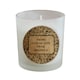 image 1 of Personalised Floral Cork Label Candle Jar Clear