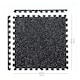 image 3 of 14mm Interlocking Rubber Topped EVA Foam Floor Mats - 62cm x 62cm | Black | Pack of 4