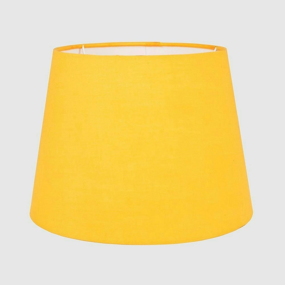 image 1 of ValueLights Aspen Small Yellow Floor Lamp Shade