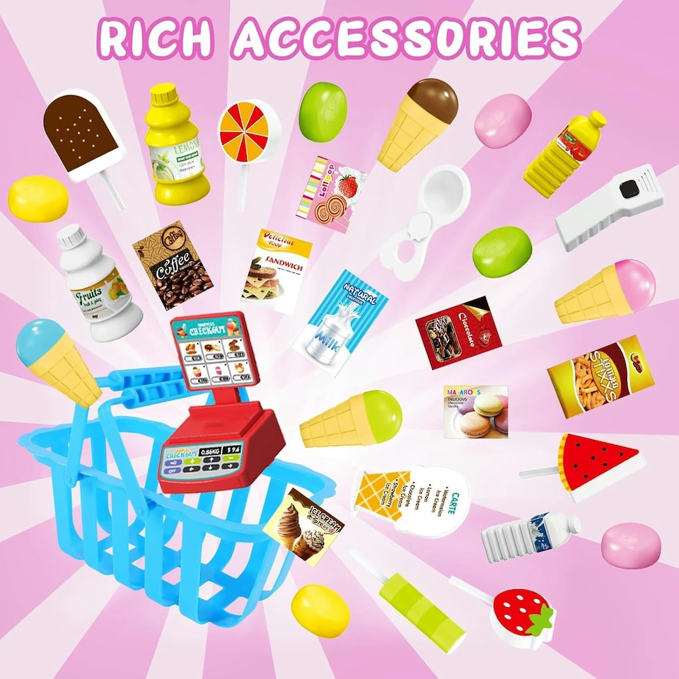 image 1 of Grocery Shops Shopping House Market Playset