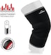image 1 of Vulkan Classic Knee Support - Contoured 3-Piece Neoprene Sleeve (3mm/5mm), Black | Black | Black | XL