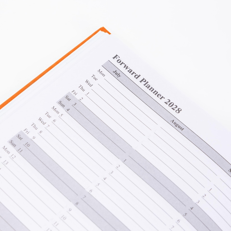 image 1 of evelay 2027 Week to View Diary A5 Orange | Orange | Orange
