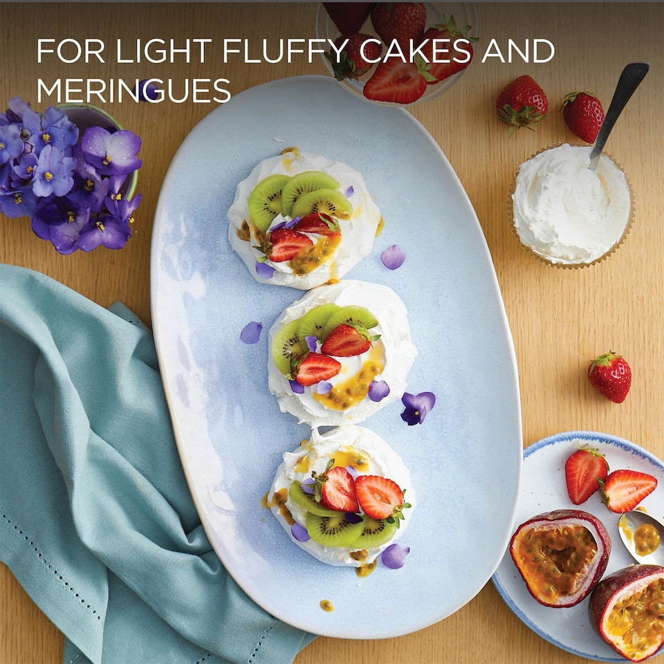 image 1 of Kenwood QuickMix Go Electric Hand Mixer Beaters Kneader 350W 5 Speed Slider, Blue