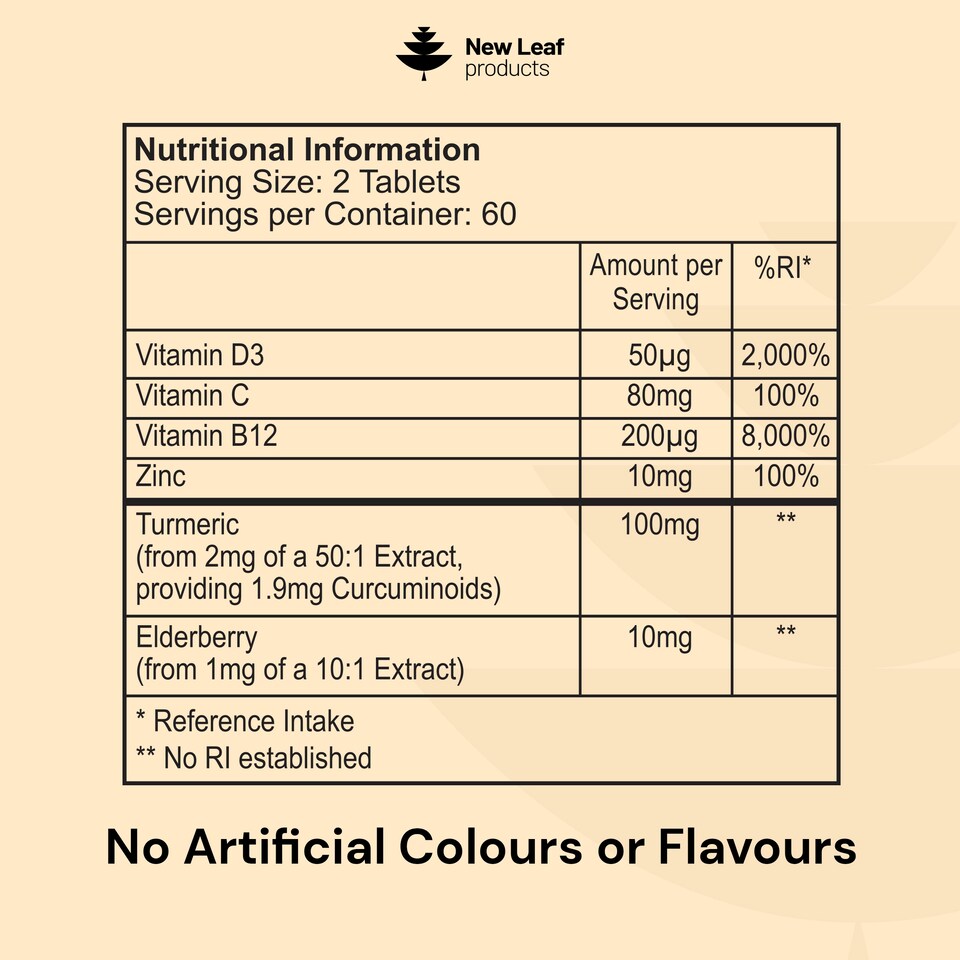 image 1 of Immune Complex With Vitamins & Minerals 120 Tablets