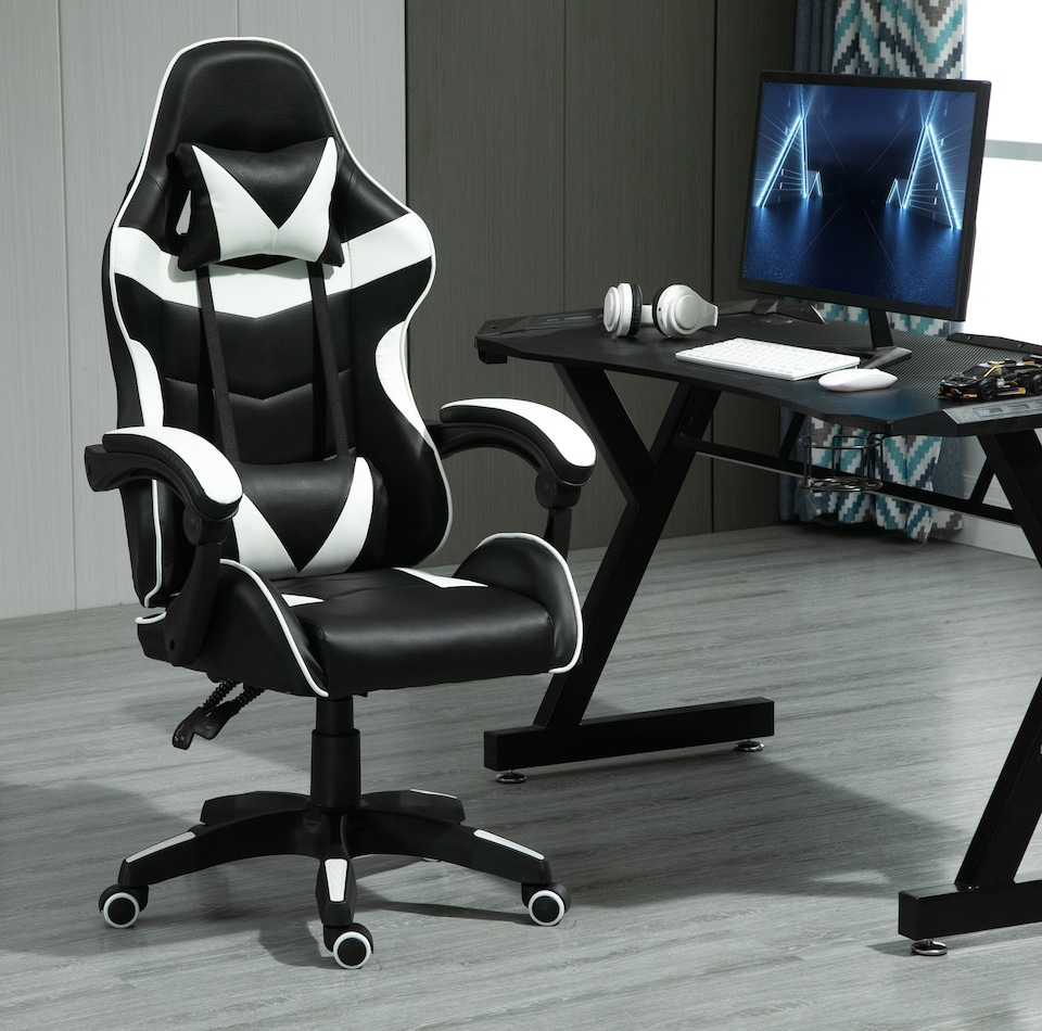 image 1 of MCC Direct Gaming Chair Computer Office Chair with Tilt and Swivel function