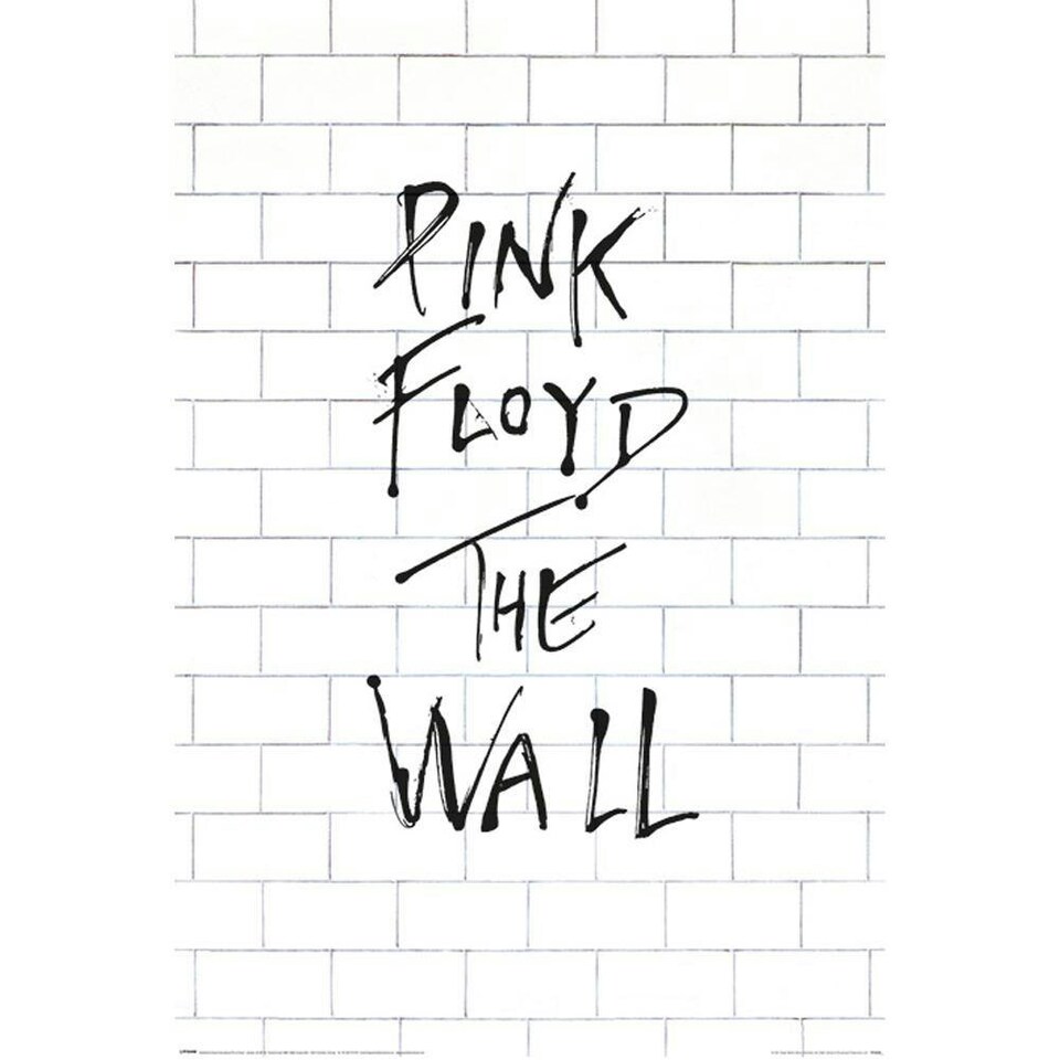 Pink Floyd The Wall Poster - White/Black - One Size One Size