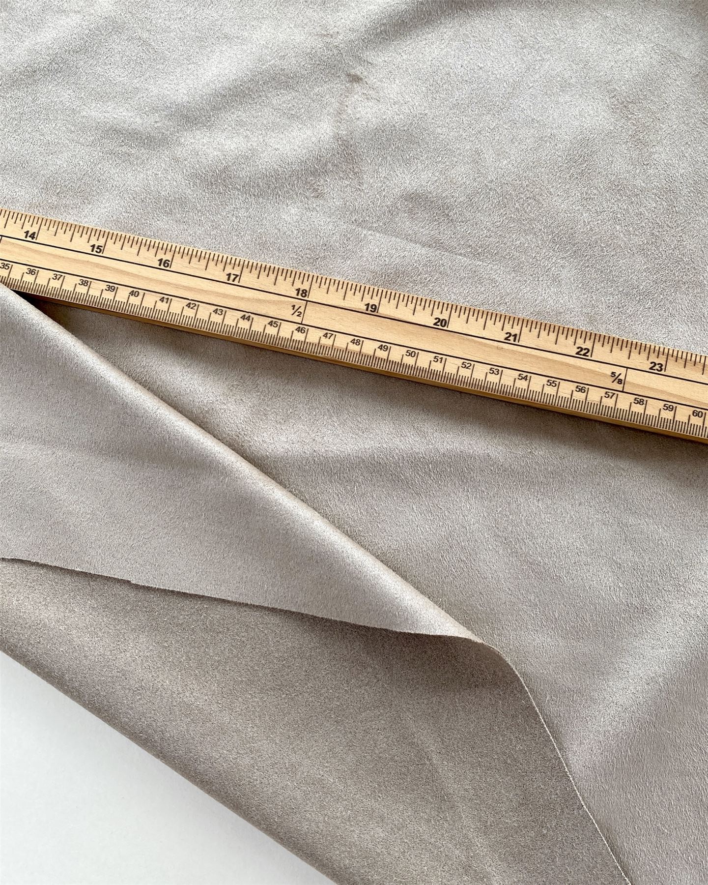 Beige Rayon Faux Suede Fabric for Dressmaking, 150cm / 59" Wide - per metre
