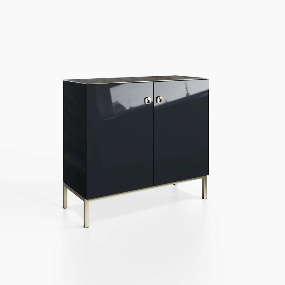 image 1 of Frank Olsen Lyra Tall sideboard Black | Midnight Onxy