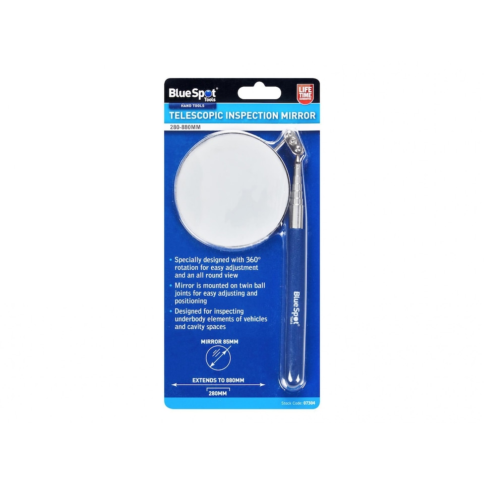 image 1 of Bluespot Tools Large Inspection Mirror | Multi | Multi Colour | One Size | 1