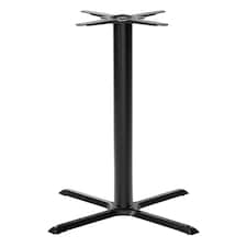 Black Cruciform table base - Medium 1050 mm Black
