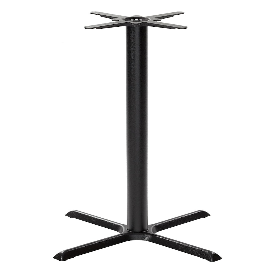 Black Cruciform table base - Medium 1050 mm Black