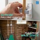 image 4 of Mop and Broom Holder Wall Mounted Easy Storage Gripper for Cleaning Tools