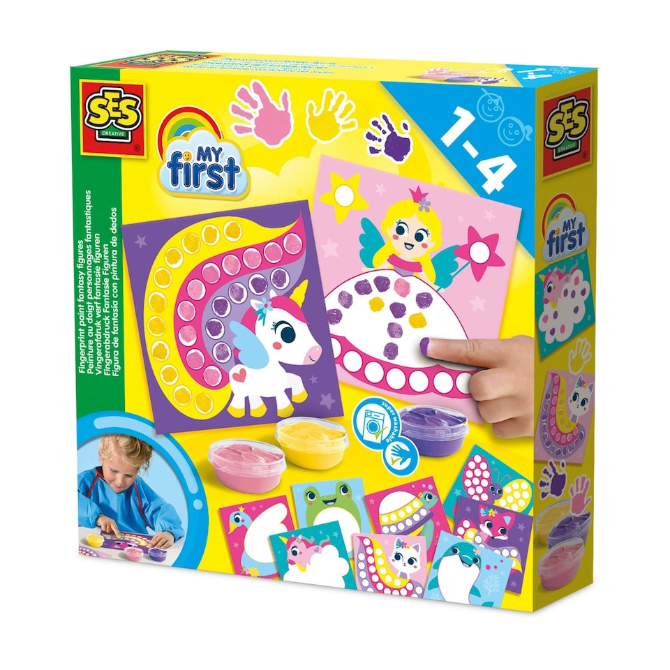 image 1 of SES Creative My First, Fingerprint Paint Fantasy Figures