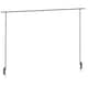 image 1 of Metal Hanging Over table Display Rod with Clamp | Grey | 1