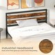 image 6 of COSTWAY King Size Bed Frame Metal Platform Bed