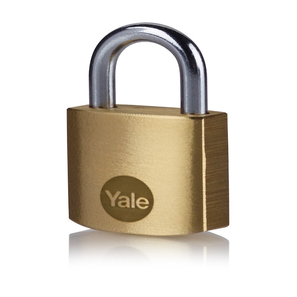 image 1 of YALE BRASS PADLOCK 25MM (PACK OF 2)