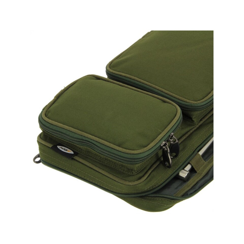 image 1 of NGT Buzz Bar Bag Twin Section Multi Pocket Storage - Black N/A