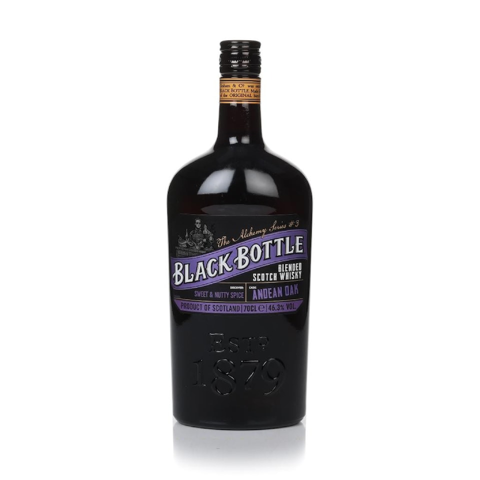 image 1 of Black Bottle - Alchemy Series Batch No. 3 - Andean Oak Whisky | Multi | spiced stone fruits, vanilla pod and smoked almonds | 1