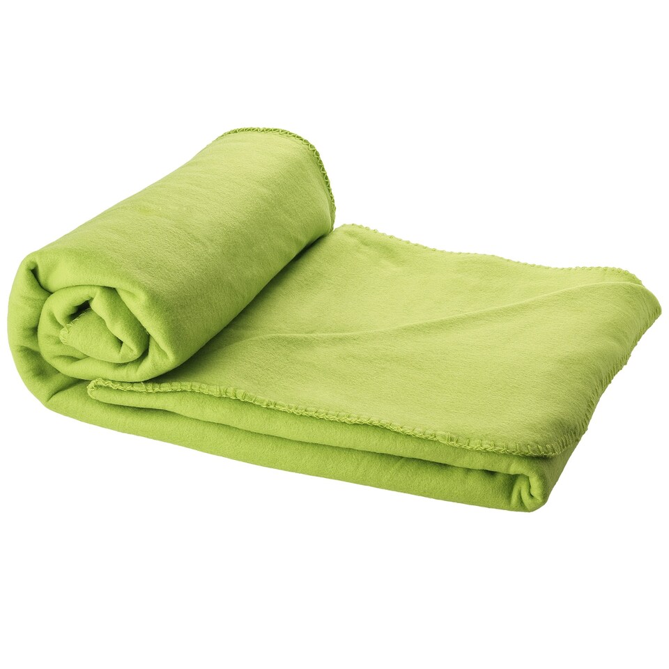 image 1 of Bullet Huggy Blanket And Pouch - Lime Green - 150 x 120 cm