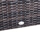 image 8 of Outsunny 6 Pieces Rattan Furniture Set Conservatory Sofa Deluxe Wicker Garden