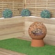 image 8 of 57cm Steel Helios Fireglobe Outdoor Garden Fire Pit