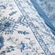 image 4 of Catherine Lansfield Zoukara Floral Reversible Duvet Cover Set | Blue | Double