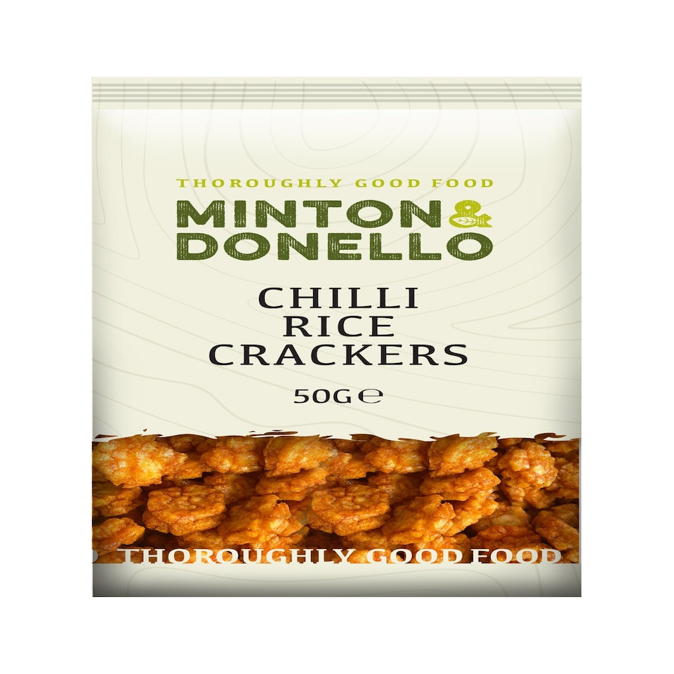 image 1 of Minton & Donello Chilli Rice Crackers 6 x 50g