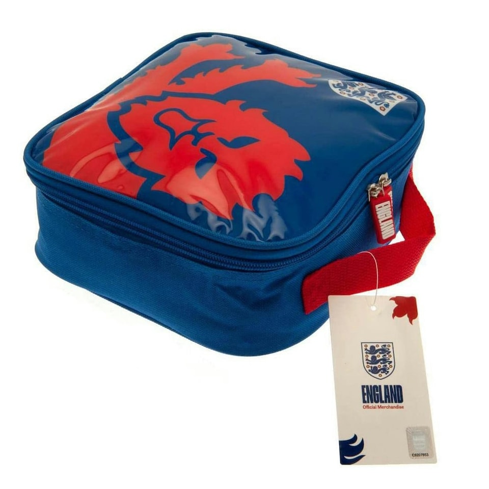 image 1 of England FA Crest Lunch Bag - Blue/Red - One Size