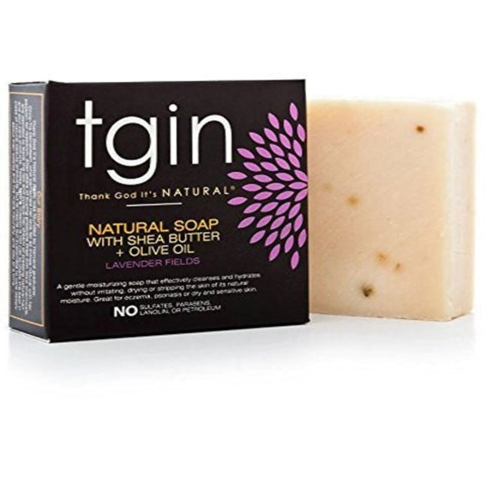 TGIN Natural Soap With Shea Butter Olive Oil And Lavender Fields