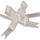 image 6 of 10 Silver Pull Bows 30mm