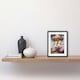 image 2 of Magical Carousel Rainbow Clouds Fantasy Kids Bedroom 9x7" Black Framed Wall Art Print