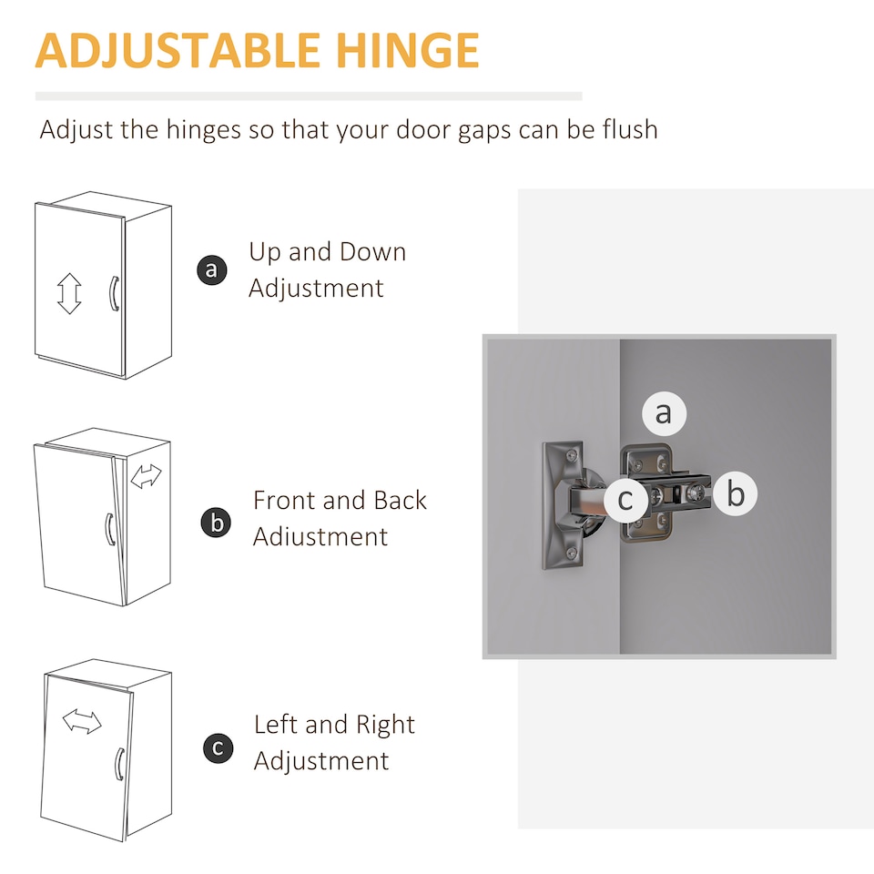 image 1 of HOMCOM Lateral Office Storage Cabinet on Wheels, 5-Drawers Cabinet with Door and Adjustable Shelf for Home Office, White